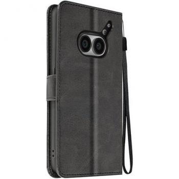 Étui de protection noir pour Nothing Phone 2a avec support intégré