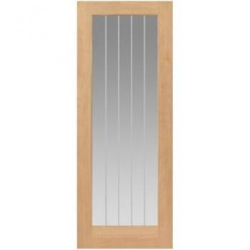 JB Kind Oak Internal Thames 1 Light Glazed Door 1981 x 838 x 35mm