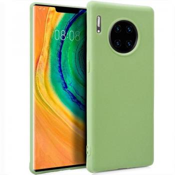 Capa protetora de silicone Huawei Mate 30 Pro verde
