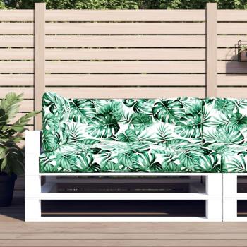 Palettensofa Auflagen 3-teilig Blattmuster Design