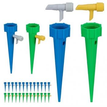 Sistema di Irrigazione a Goccia Relaxdays 30 Coni con Valvola