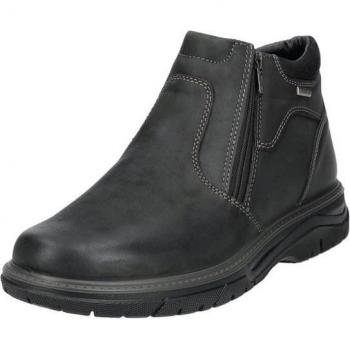 IMAC Herren Stiefelette Nubuk Schwarz