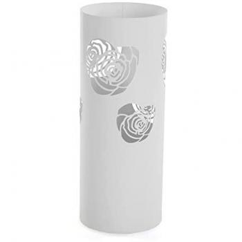 Paragüero Versa Flower Blanco (19 x 49 x 19 cm)