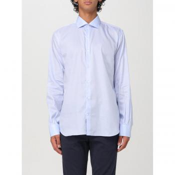 Camicia Uomo Brooksfield Celeste Taglia 43