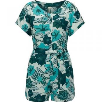 Ragwear Salwin Tuta “Blu Piuma” con Dettaglio Verde