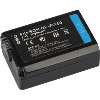 Chargeur de Batterie pour Sony NP-FW50 1080mAh Alpha a7 a7R a7S a3000 a5000 a6000 a6300 a6500