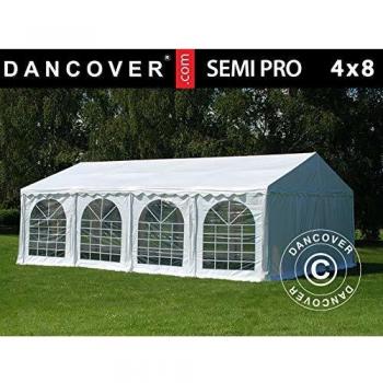 Dancover White PVC Marquee Party Tent 4x8m Semi-Pro Plus