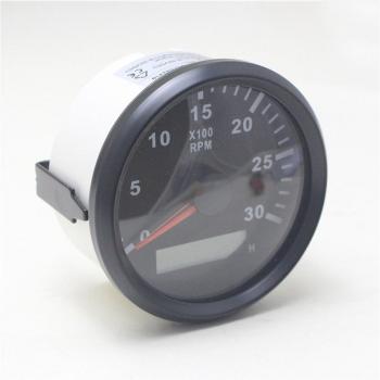Truck & Boat 85 mm Digital Tachograph – 3k RPM + Hourmeter