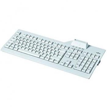 Fujitsu KB SCR2 EE SmartCard Keyboard (Slowenisch & Kroatisch) – Klasse 2 Leser, ohne Schutzsiegel