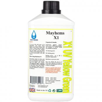 Mayhems X1 UV Yellow/Green Premixed Water Cooling Fluid 1L