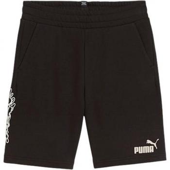 Pantalones infantiles Puma ESS+ Mid 90s en negro