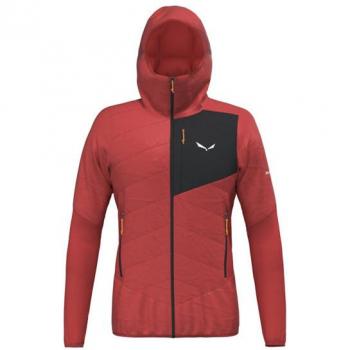 Pull à Capuche Salewa Ortles XXL – Rouge Noir