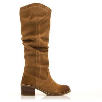 MTNG 53826 botas de piel frontier marrón (40), 3 a 5cm, cremallera, casual