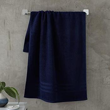 Catherine Lansfield Zero Twist Premium Bath Sheet – Navy