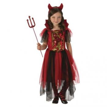 Disfraz de Diablesa Mágica para Niñas (8-10 años)