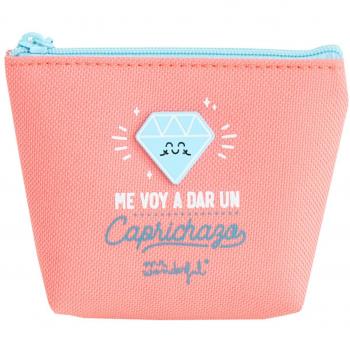 Mr. Wonderful Monedero Me Voy A Dar Un Caprichazo, Rosa, 11X8X3.5 Cm