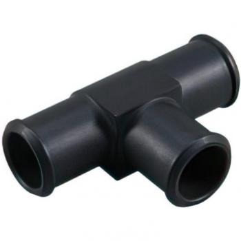 Raccord de durite T noir 18 mm – aluminium