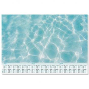 Papieren Onderlegger Koel Pool 3-Jaar Kalender 59,5x41cm