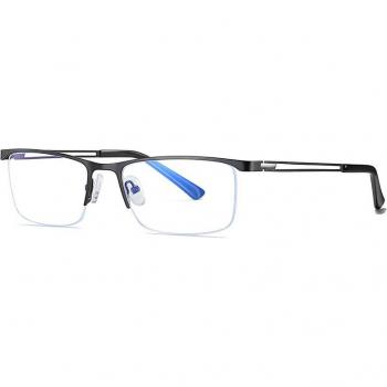 EYEOOMU Kleine quadratische Brille mit Blaulichtschutz