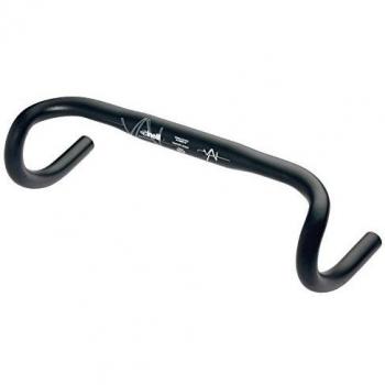 Cinelli Vai XL 31.8 mm Shallow Drop Handlebar – Black Anodized, Unisex