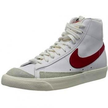 Nike Herren Blazer Mid ’77 VNTG Basketballschuh (Weiß/Worn Brick‑Sail) – EU 36,5