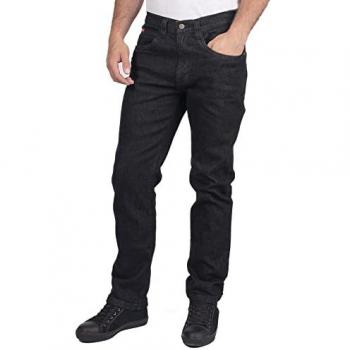 Men's Black Stretch Denim Work Jeans