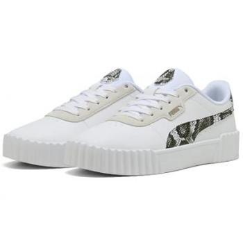 PUMA Carina 3.0 Snake Chic Zapatillas para Mujer en Blanco