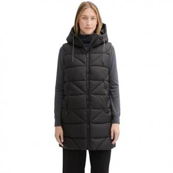 Gilet Tom Tailor 102907 L lungo moderno scuro nero
