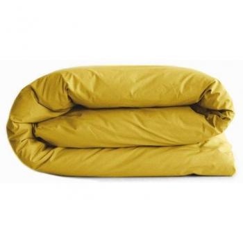 Vent du Sud Dekbedovertrek Manoir Moutarde 240 x 220 cm Percale Katoen 80 Draad/cm²