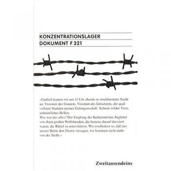 Konzentrationslager Dokument F 321 für den Internationalen Militärgerichtshof Nürnberg