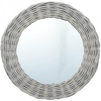 Specchio decorativo in Vimini 80 cm