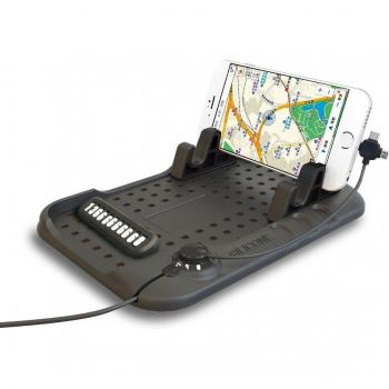Cargador y Soporte de Teléfono para Vehículo