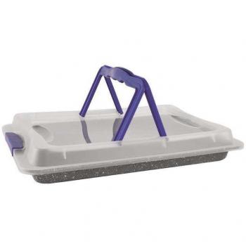 Grande Granite Casserole Dish with Lid 42 x 29 cm