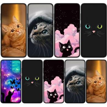 Lustige Katzenhülle für iPhone 15 und Samsung Galaxy S24