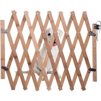 Barrière de sécurité isolante en bois pour chats et chiens
