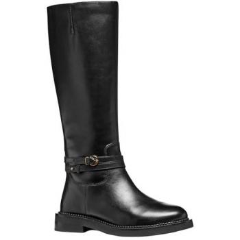 Geox Women’s Serilda A Leather Boots – Black, UK 7