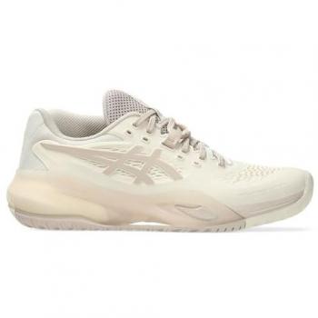 Damen Tennisschuhe Asics Gel-Resolution X in Mineral Beige