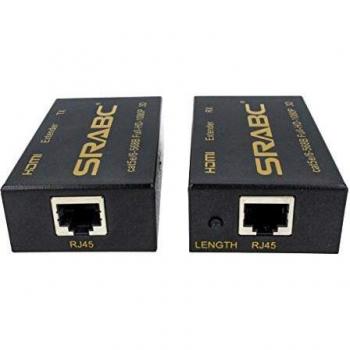 Estensore HDMI 1080P 3D 60m Cavo di Rete LAN Ethernet CAT5e CAT6