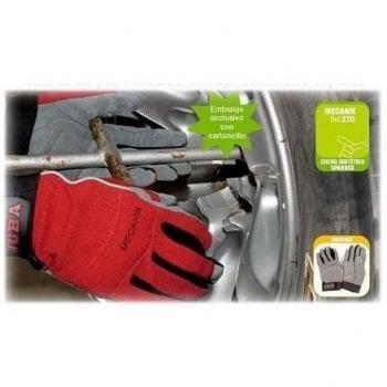 MCX Guantes Multitarea en Piel Sintética y Elastano – Rojo – Talla 10