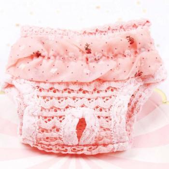 Durable Lace Dog Diaper for Menstruation