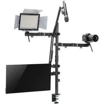 Support de trépied NanoRS pour écran 17-32, microphone, caméra et projecteur