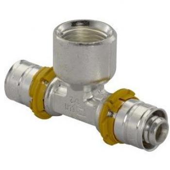 Binnendraadsysteem S‑Press Pers T‑Stuk – 40 mm × ½”