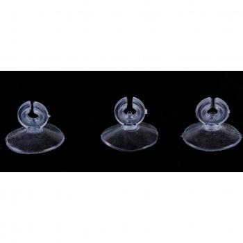 4pcs White Suction Cups Hooks 2.5*2cm