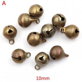 Décorations bruyantes d’hiver – 10 cloches en bronze