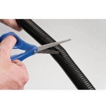 D-Line Cable Tidy Split Flexible Tube 1.1m Length 25mm Diameter Black