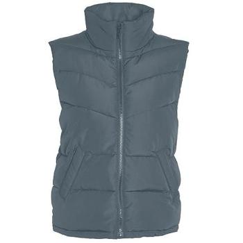 Noisy May Wattierte Weste Blaugrau XL für Damen