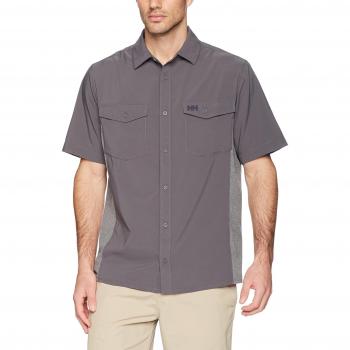 Helly Hansen Herren Seidr Hybrid-Langarm Shirt L, Anthrazit