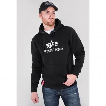 Kapuzenpullover mit Label-Print von Alpha Industries