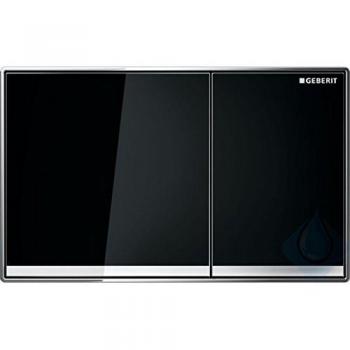 Geberit Sigma 60 Plaque de commande verre noir (115.640.SJ.1)