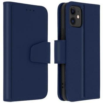 Custodia di lusso Blu per iPhone 11 con porta schede e stand